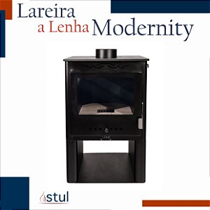 Lareira Modernity com Base