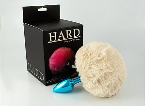 Plug Íntimo 100gr P com Pompom Cor Clara