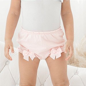 Calcinha Infantil Perninha com Laço