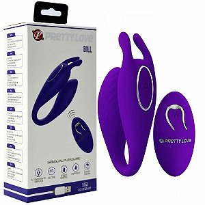 Vibrador para casal com controle - Bill (001262)