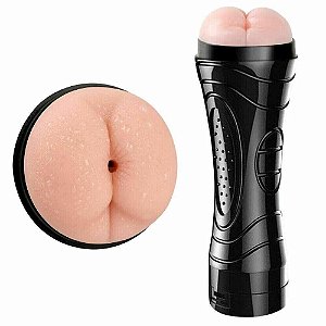 Masturbador Lanterna Ânus Com Vibrador em Cyberskin 6970478291870 (001273)