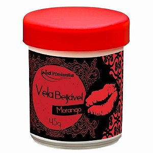 Vela Beijável Hot - Morango - La Pimienta (00808)