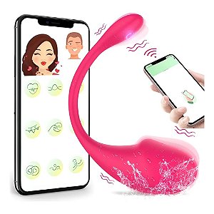 VIBRADOR BLUETOOTH CONTROLE DE CELULAR 9 MODOS DE VIBRAÇÃO