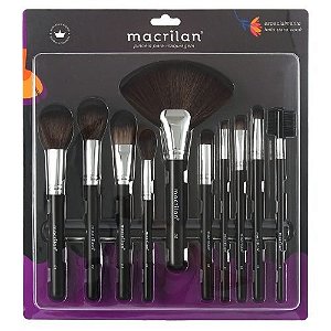 Kit Com 10 Pinceis Profissionais Kp9-1b
