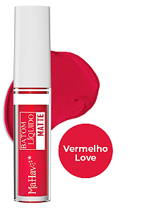 Batom Liquido Matte Vermelho Love Mahav