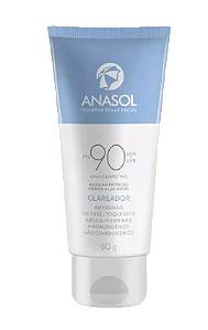 ANASOL PROTETOR SOLAR FACIAL CLAREADOR FPS 90 - 60 G