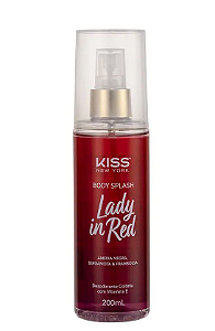 BODY SPLASH LADY IN RED KISS NY