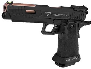 Pistola Airsoft BlowBack GBB HI-CAPA 2011 COMBAT MASTER ISLAND BARREL FULL-AUTO