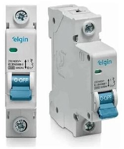 Disjuntor elgin unipolar 63a