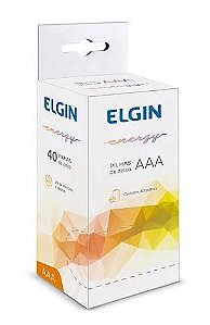 Pilha AAA zinco-carv comum -r03 c/ 40unids elgin