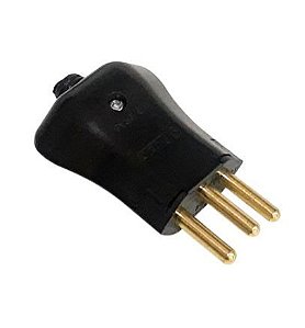 Pino macho nbr 14136 3 pinos preto pluzie 9225