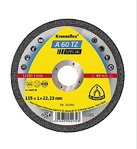 Disco de corte klingspor a660 r 115 x 1 x 22,23mm