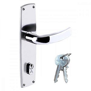 Fechadura inox Alianca 3600/34 55mm Inox Externa