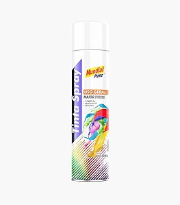 Tinta spray branco fosco 350ml mundial prime toolcolor