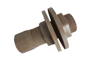 Adaptador tigre marrom c/ flange 85mm x 3'' *