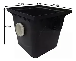 Caixa de Gordura Taf Quadrada  42L C/tampa