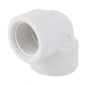 Cotovelo plastilit 90° rr branco 1" PACOTE C/20