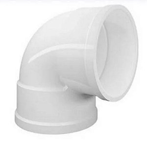 Curva pvc brasil 90° esgoto longa 75mm