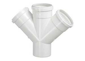Juncao krona dupla esgoto 100x100mm