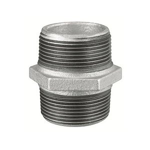 Niple duplo galvanizado 1/2"