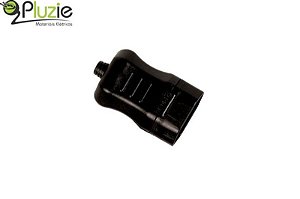 Pino femea 2p 20a preto pluzie 9831