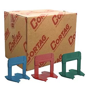Espacador Nivelador Cortag 2,0mm eco verde 500un 62411