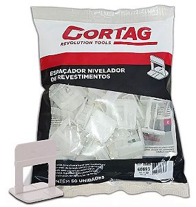 Espacador nivelador Cortag 2,0mm Pct C/50un 61296