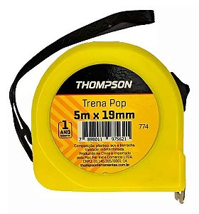Trena color pop com trava Thompson 5mx19mm 774