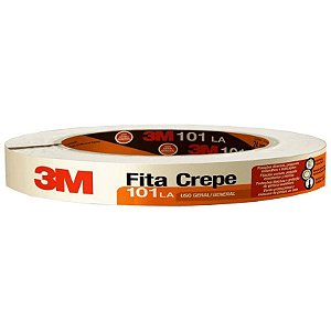Fita crepe uso geral 3M 18mmx50m C/6 101LA HB004572341