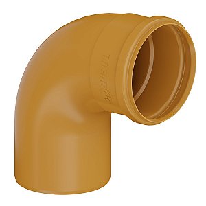 Curva curta 90° col. Ocre je 150mm tigre