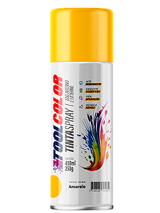 TINTA SPRAY 400ML TOOLCOLOR UG AMARELO