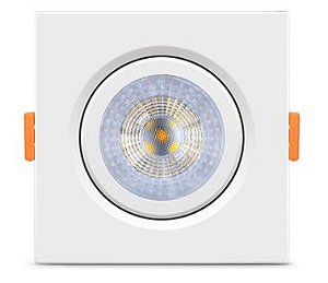 Spot elgin quadrado 5w 6500k eco spot