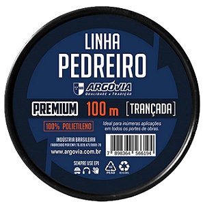Linha de pedreiro Argóvia Trançada 0,8mmx100m