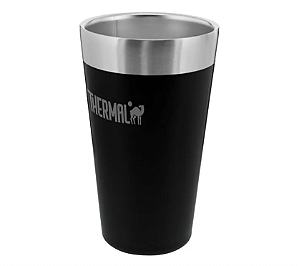 Copo termico thermal s/ tampa preto 473ml