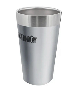Copo termico thermal s/ tampa prata 473ml