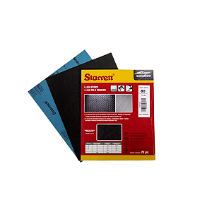Lixa STARRETT d'agua 225x275mm grao 220 PACOTE C/25