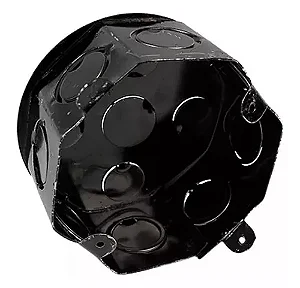 Caixa de luz esmaltada octagonal fms KBO