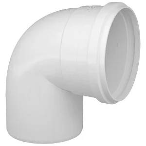 Cotovelo Fortlev 90° esgoto branco 50mm  PACOTE  C/25