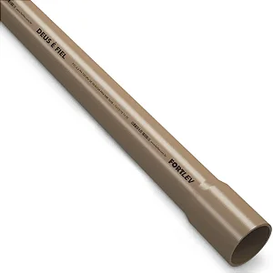 Tubo FORTLEV soldavel marrom 20mm