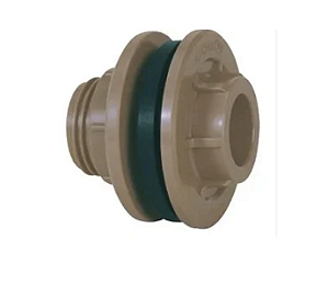 Adaptador SOCEL marrom c/ flange 25mm x 3/4'' PACOTE c/ 6