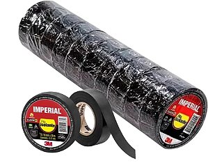 Fita isolante IMPERIAL 3M slim preta 18mmx20m HB004216360 PACOTEC/10