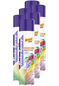 Tinta spray azul escuro 400ml mundial ug prime FARDO C/6