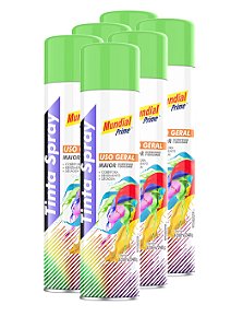 Tinta spray  verde claro 400ml mundial ug prime FARDO C/6