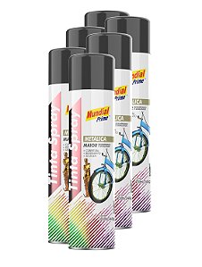 Tinta spray metálico grafite 400ml mundial prime FARDO C/6