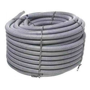 Conduite corrugado cinza anti-chamas 3/4" x DN 25 rolo 50m KBO