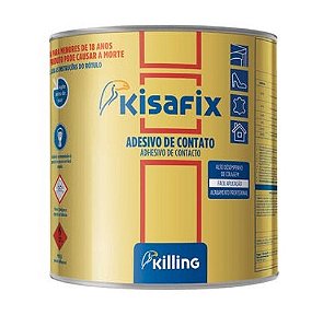 Adesivo contato extra solvente kfe l04 750g KISAFIX