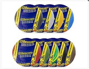 Cabo flex COBRECOM 35,0mm azul METRO