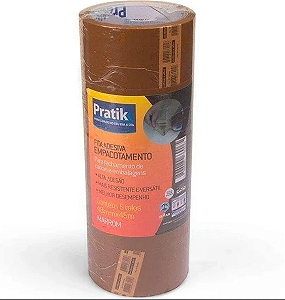 Fita empacotamento pratik marrom 48mm x 45m