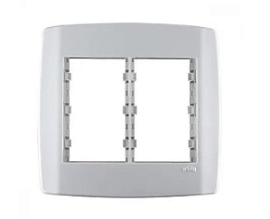 Placa Ilumi Slim 4x4 Branca (6 Modulo Horizontal) 83090