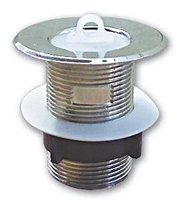 Valvula plastica GRAP para tanque 1 1/4" CROMADA